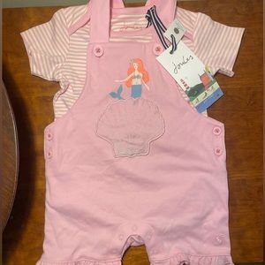 NWT Joules 6-9m Mermaid Romper